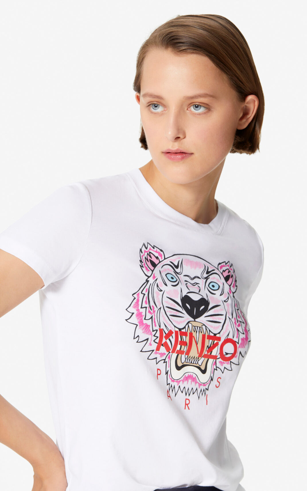 Kenzo Tiger Póló Női Fehér | ID.834631